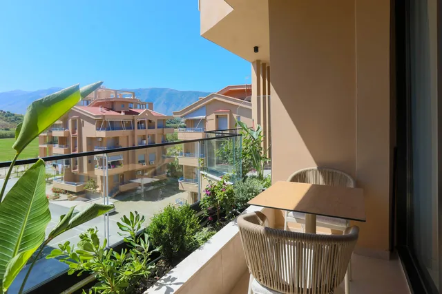 Greenery on the balcony